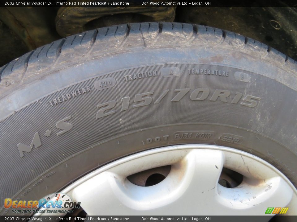 2003 Chrysler Voyager LX Inferno Red Tinted Pearlcoat / Sandstone Photo #3