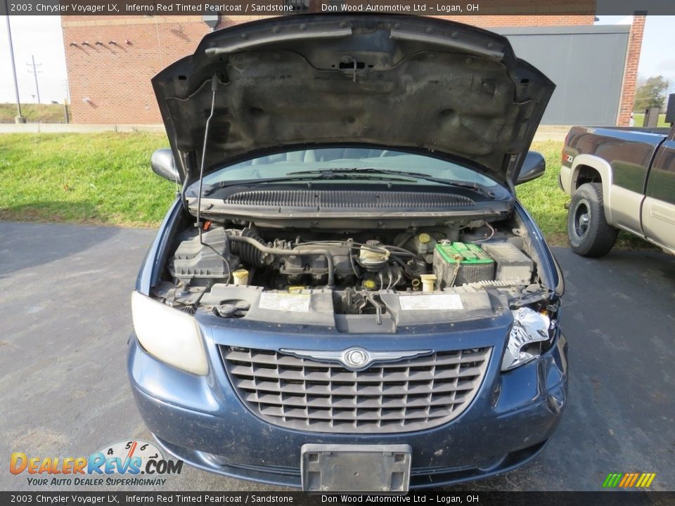2003 Chrysler Voyager LX Inferno Red Tinted Pearlcoat / Sandstone Photo #7