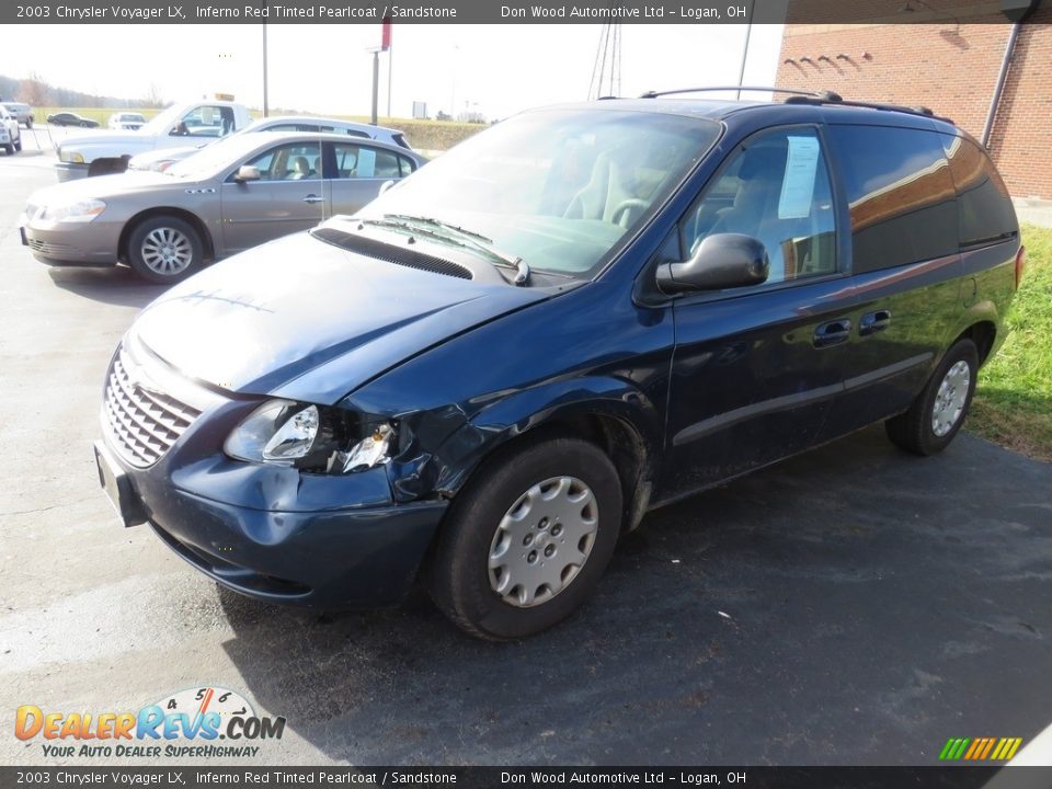 2003 Chrysler Voyager LX Inferno Red Tinted Pearlcoat / Sandstone Photo #10