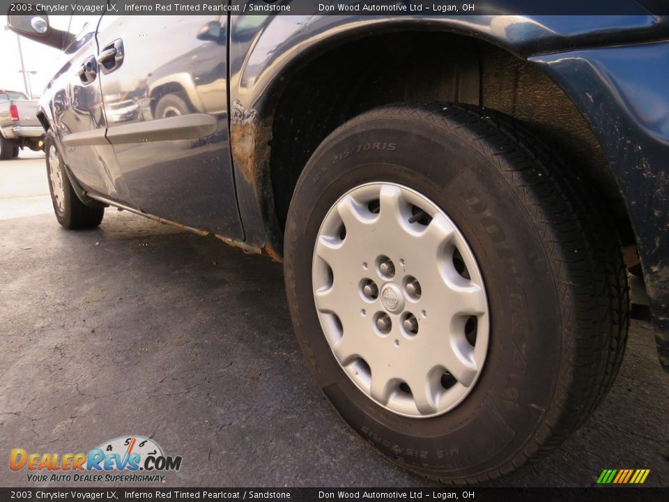 2003 Chrysler Voyager LX Inferno Red Tinted Pearlcoat / Sandstone Photo #12