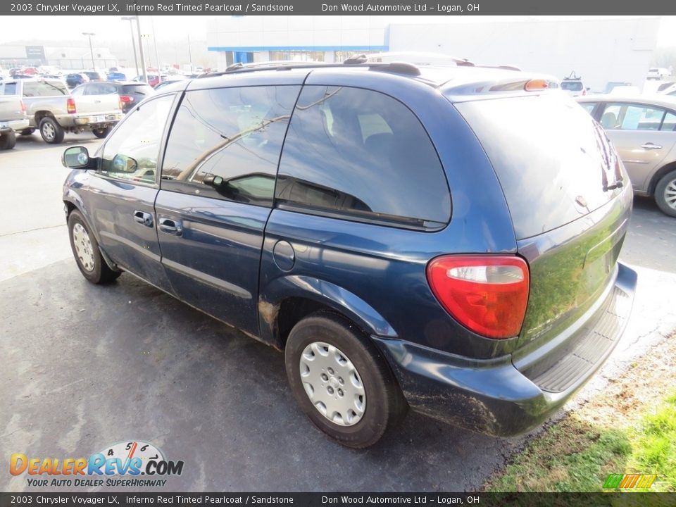 2003 Chrysler Voyager LX Inferno Red Tinted Pearlcoat / Sandstone Photo #13