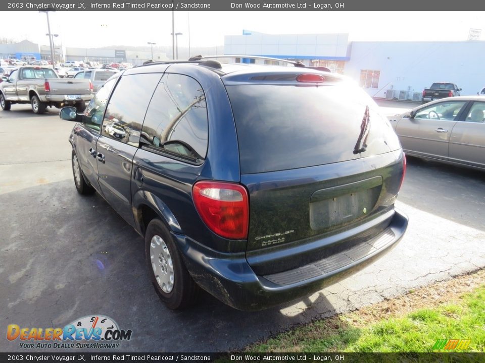 2003 Chrysler Voyager LX Inferno Red Tinted Pearlcoat / Sandstone Photo #14
