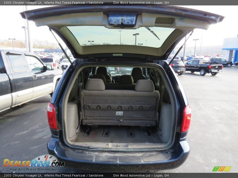 2003 Chrysler Voyager LX Inferno Red Tinted Pearlcoat / Sandstone Photo #16