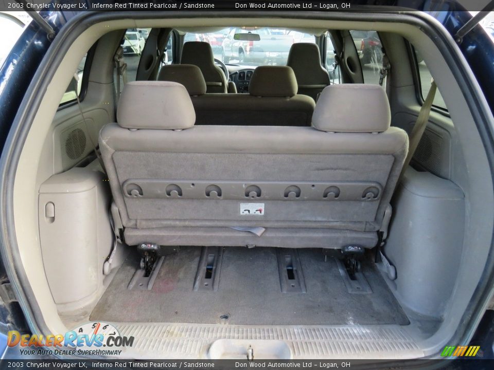 2003 Chrysler Voyager LX Inferno Red Tinted Pearlcoat / Sandstone Photo #17