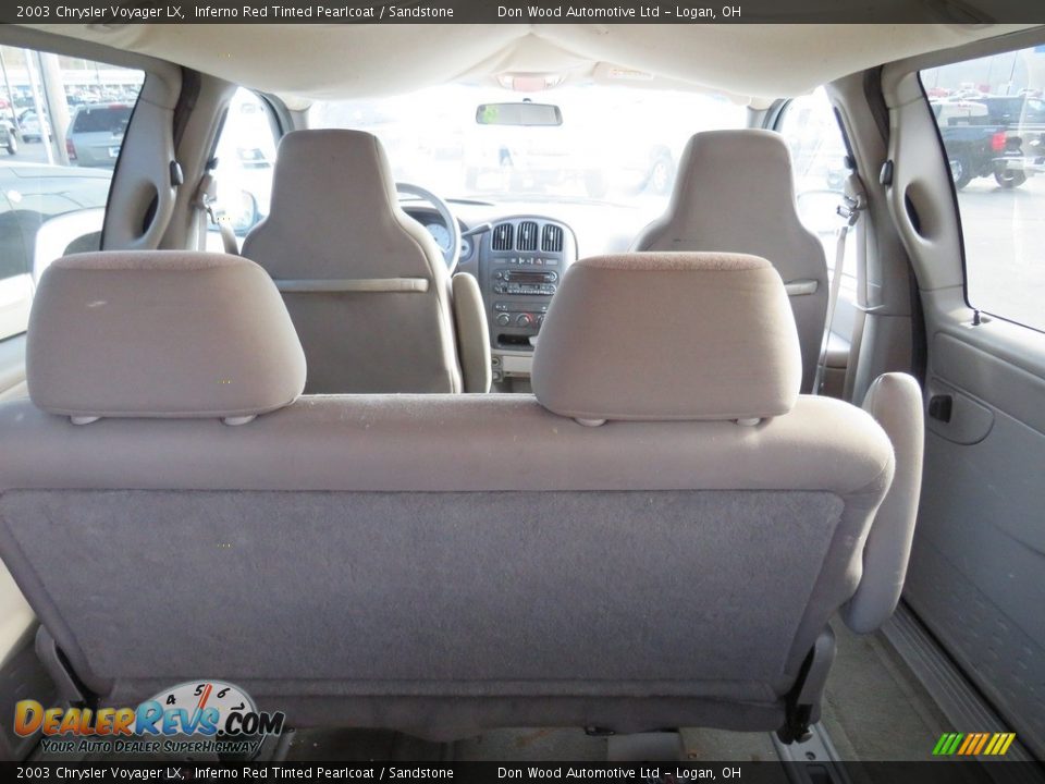 2003 Chrysler Voyager LX Inferno Red Tinted Pearlcoat / Sandstone Photo #18