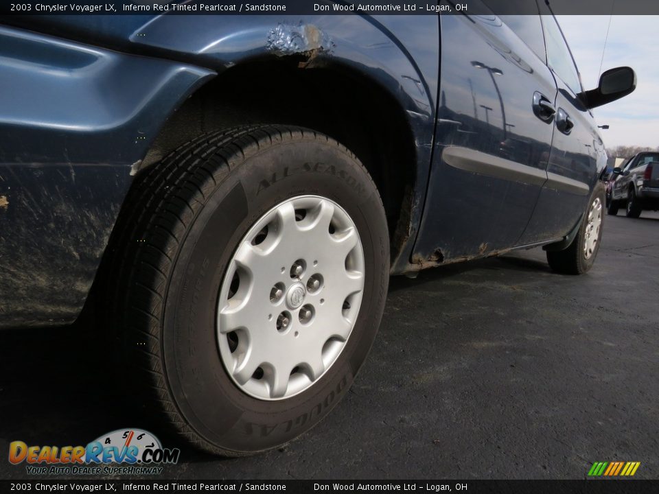 2003 Chrysler Voyager LX Inferno Red Tinted Pearlcoat / Sandstone Photo #21