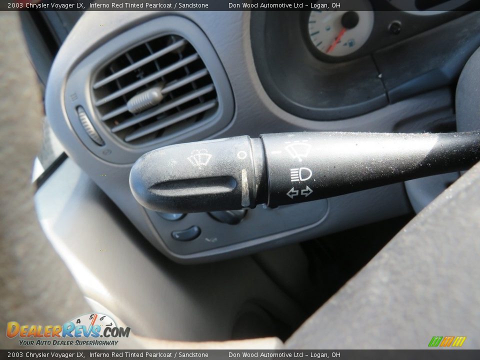 2003 Chrysler Voyager LX Inferno Red Tinted Pearlcoat / Sandstone Photo #24