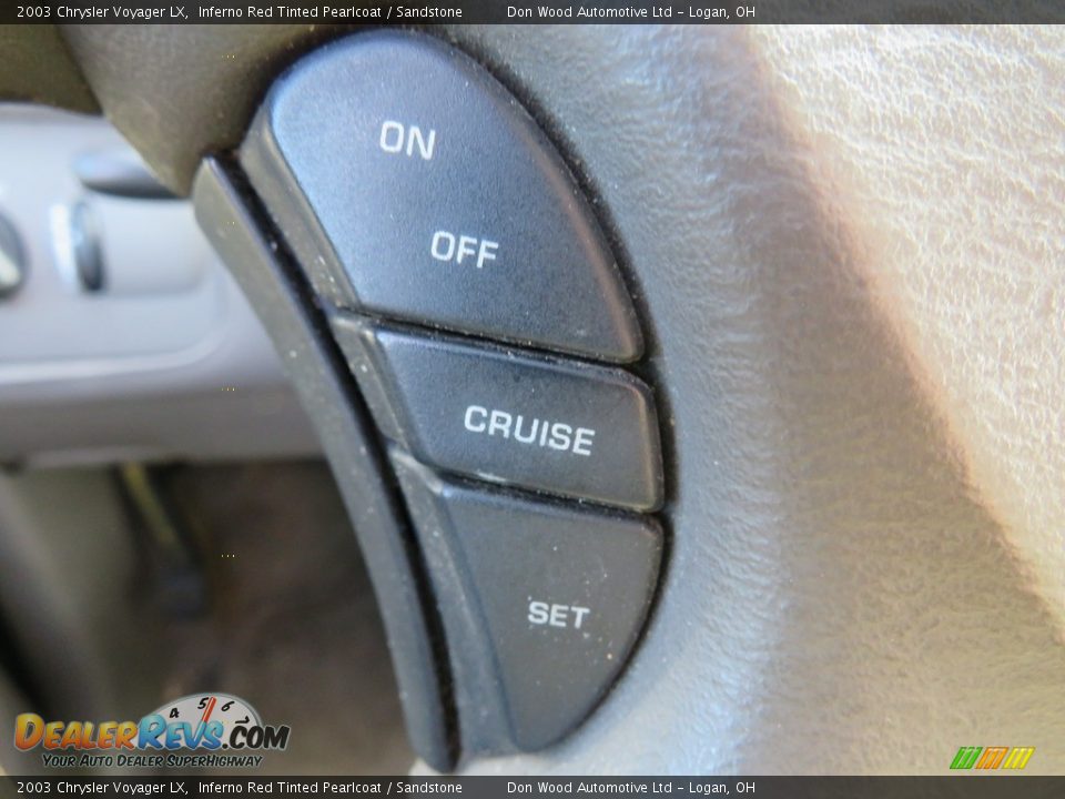 2003 Chrysler Voyager LX Inferno Red Tinted Pearlcoat / Sandstone Photo #25