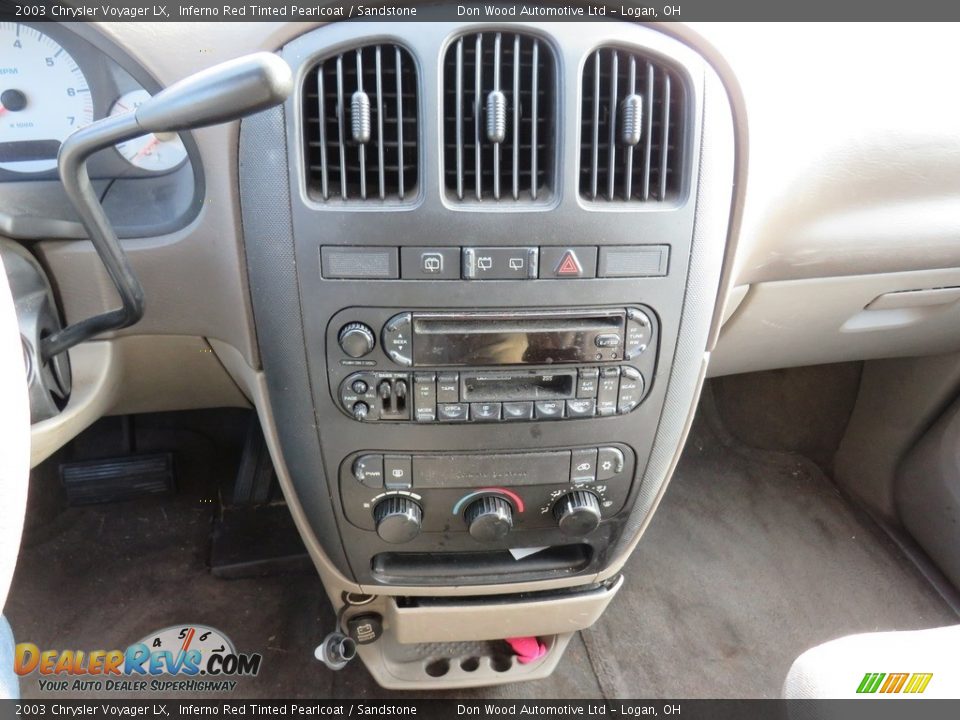 2003 Chrysler Voyager LX Inferno Red Tinted Pearlcoat / Sandstone Photo #27