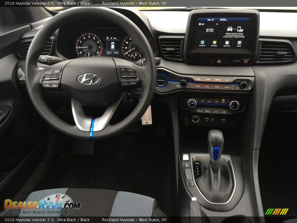 2019 Hyundai Veloster 2.0 Ultra Black / Black Photo #12