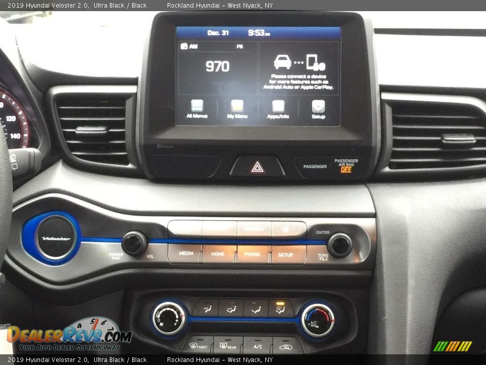 2019 Hyundai Veloster 2.0 Ultra Black / Black Photo #13