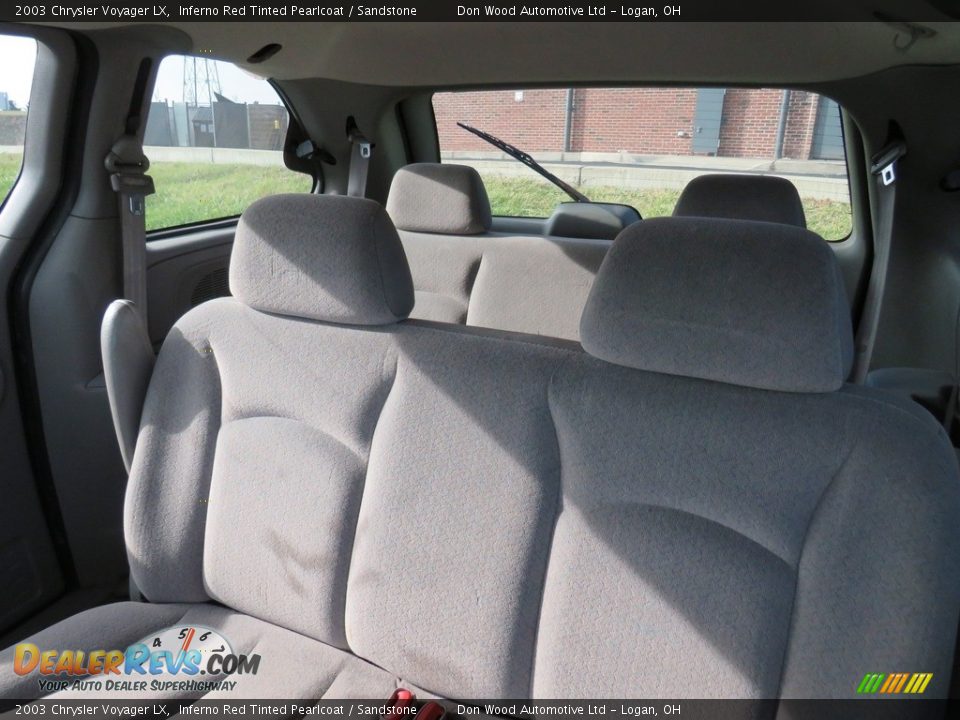 2003 Chrysler Voyager LX Inferno Red Tinted Pearlcoat / Sandstone Photo #33