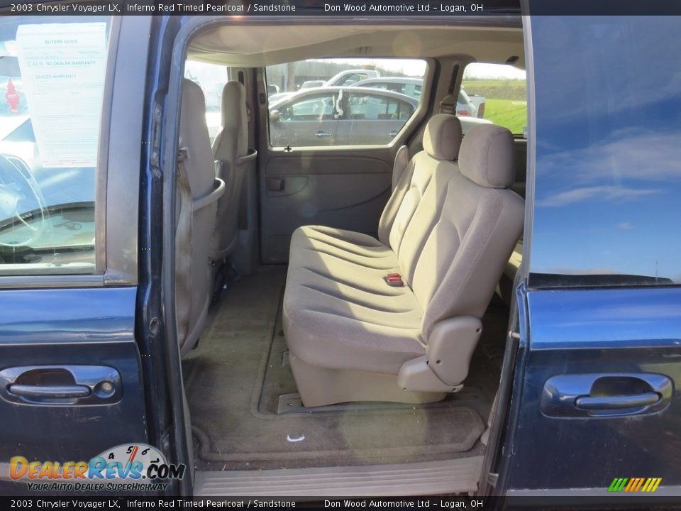 2003 Chrysler Voyager LX Inferno Red Tinted Pearlcoat / Sandstone Photo #34