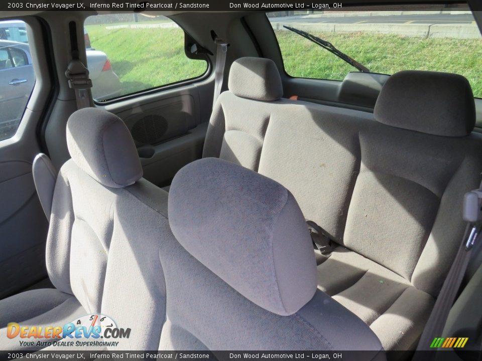 2003 Chrysler Voyager LX Inferno Red Tinted Pearlcoat / Sandstone Photo #36