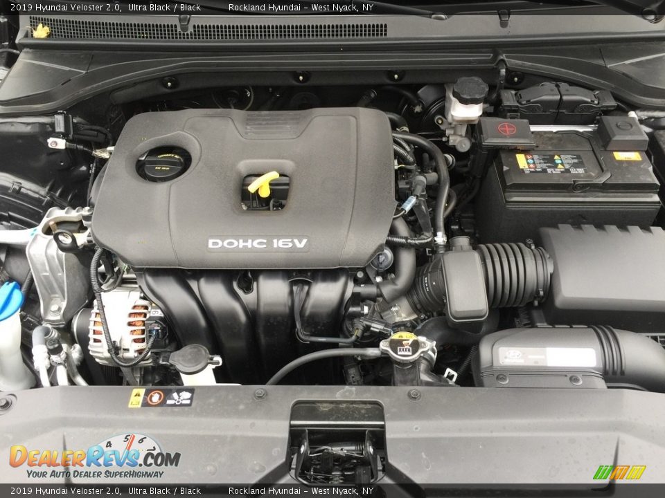 2019 Hyundai Veloster 2.0 Ultra Black / Black Photo #26