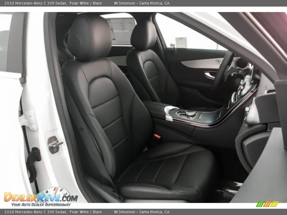 2019 Mercedes-Benz C 300 Sedan Polar White / Black Photo #5