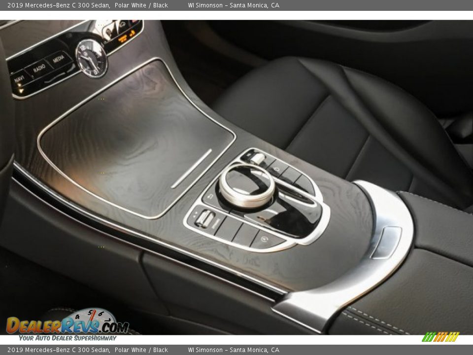 2019 Mercedes-Benz C 300 Sedan Polar White / Black Photo #7