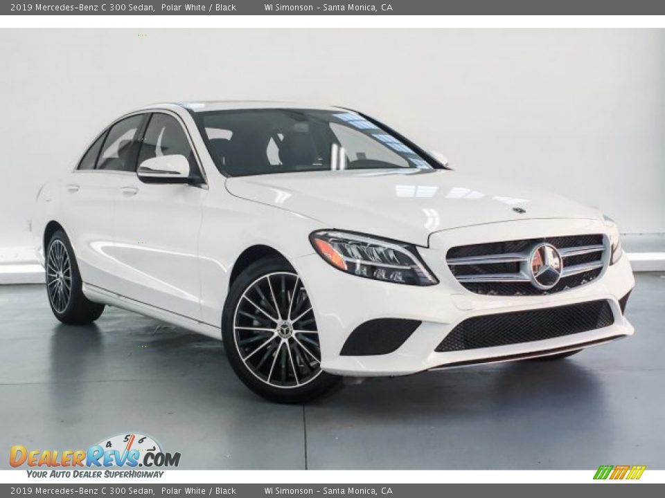 2019 Mercedes-Benz C 300 Sedan Polar White / Black Photo #12