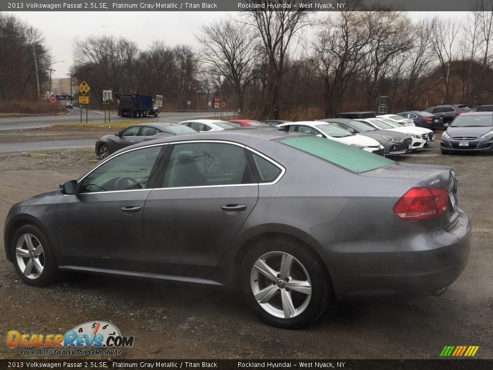 2013 Volkswagen Passat 2.5L SE Platinum Gray Metallic / Titan Black Photo #6