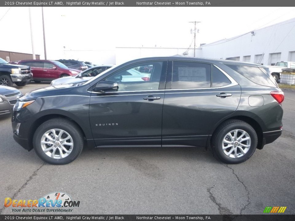 2019 Chevrolet Equinox LT AWD Nightfall Gray Metallic / Jet Black Photo #3