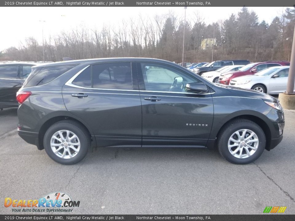 2019 Chevrolet Equinox LT AWD Nightfall Gray Metallic / Jet Black Photo #7