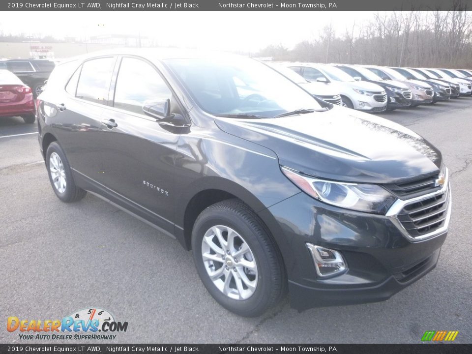 2019 Chevrolet Equinox LT AWD Nightfall Gray Metallic / Jet Black Photo #8