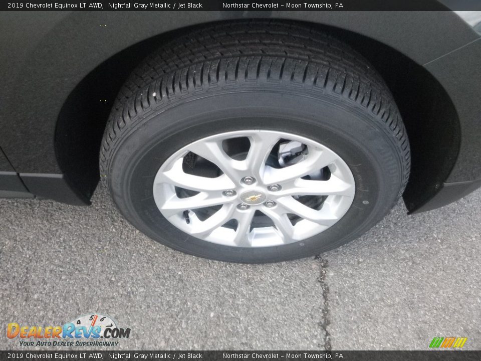2019 Chevrolet Equinox LT AWD Nightfall Gray Metallic / Jet Black Photo #10