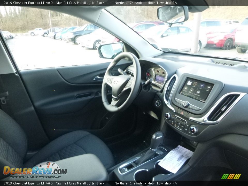 2019 Chevrolet Equinox LT AWD Nightfall Gray Metallic / Jet Black Photo #12