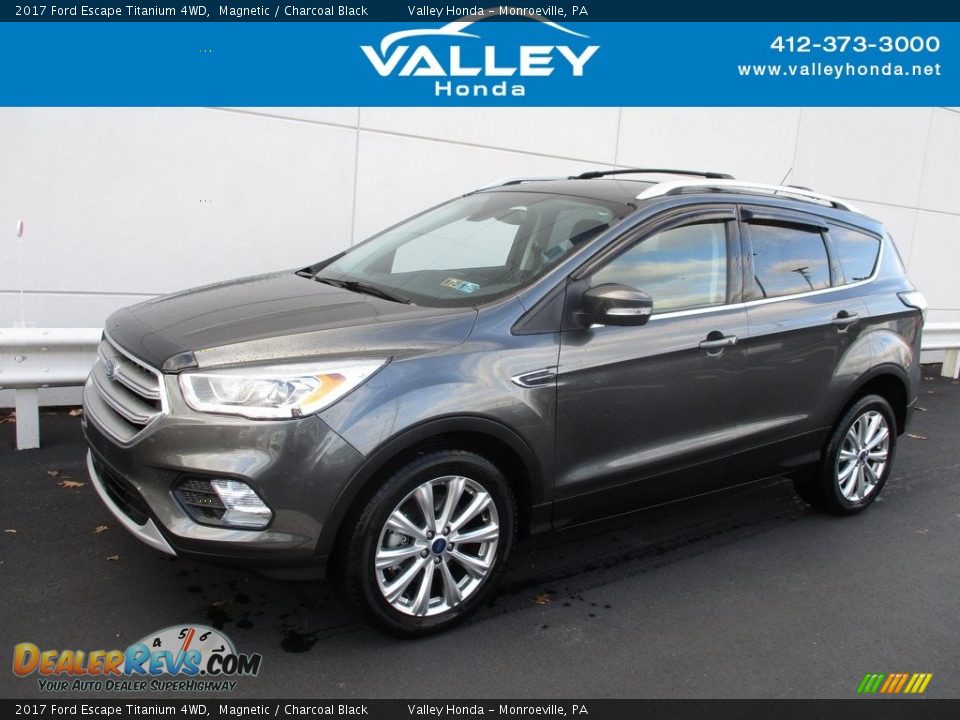 2017 Ford Escape Titanium 4WD Magnetic / Charcoal Black Photo #1