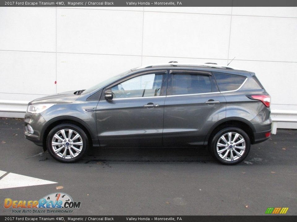 2017 Ford Escape Titanium 4WD Magnetic / Charcoal Black Photo #2