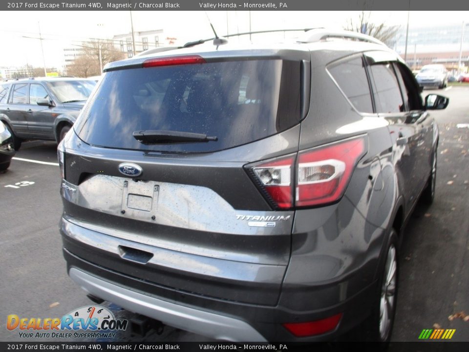 2017 Ford Escape Titanium 4WD Magnetic / Charcoal Black Photo #5