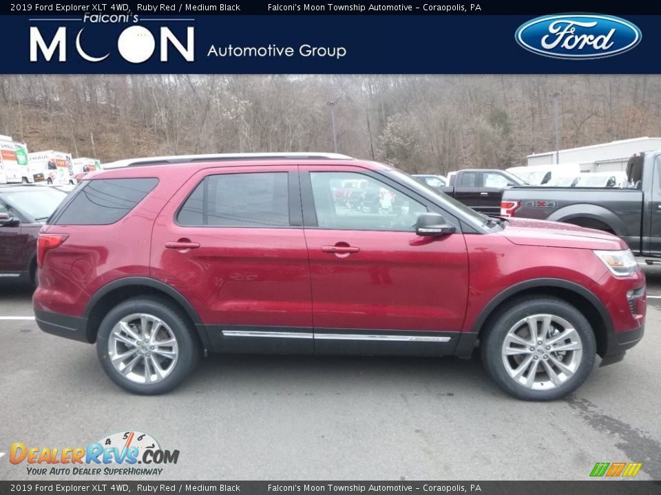 2019 Ford Explorer XLT 4WD Ruby Red / Medium Black Photo #1