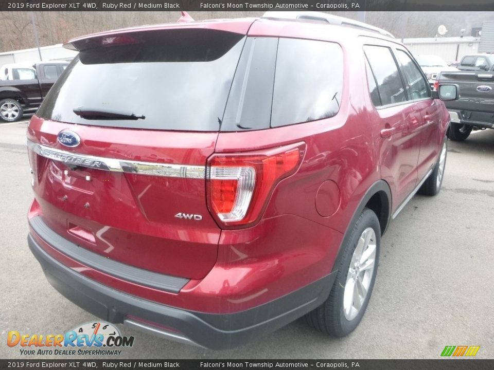 2019 Ford Explorer XLT 4WD Ruby Red / Medium Black Photo #2