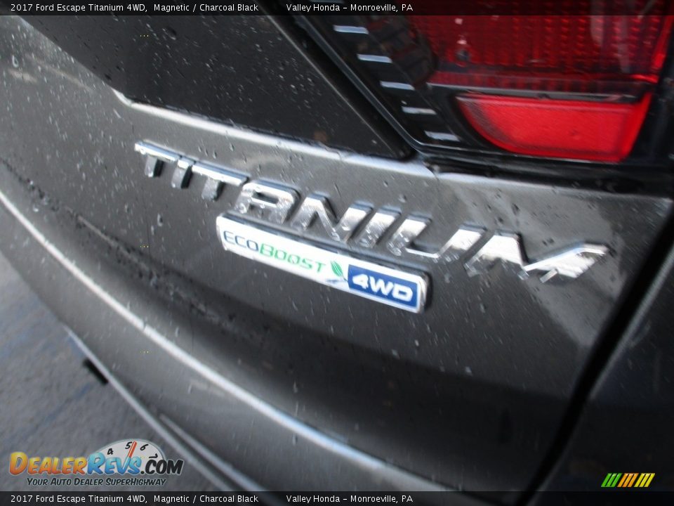2017 Ford Escape Titanium 4WD Magnetic / Charcoal Black Photo #6