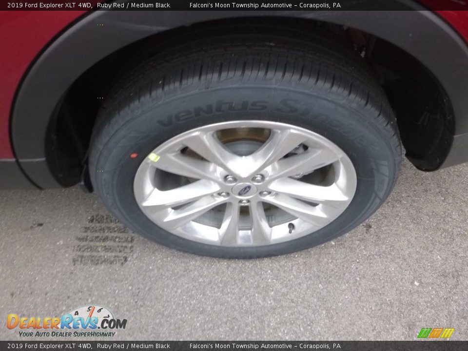 2019 Ford Explorer XLT 4WD Ruby Red / Medium Black Photo #7