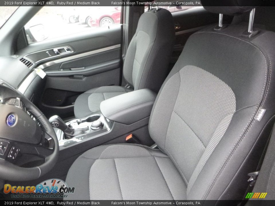 2019 Ford Explorer XLT 4WD Ruby Red / Medium Black Photo #11