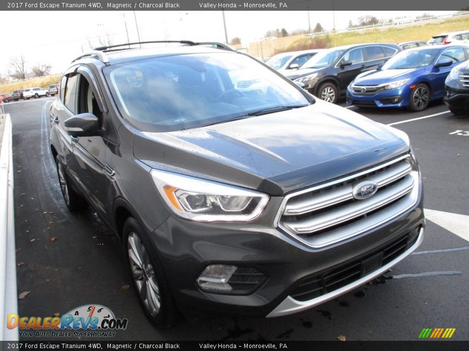 2017 Ford Escape Titanium 4WD Magnetic / Charcoal Black Photo #8