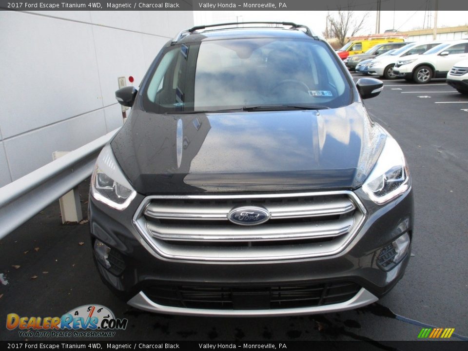 2017 Ford Escape Titanium 4WD Magnetic / Charcoal Black Photo #9
