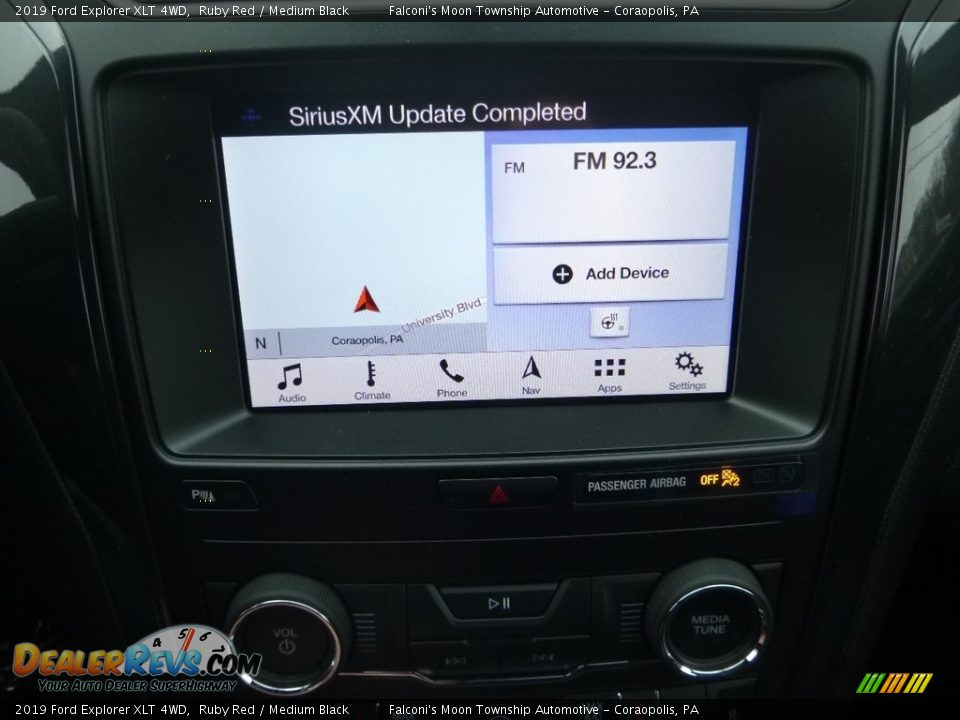 2019 Ford Explorer XLT 4WD Ruby Red / Medium Black Photo #13