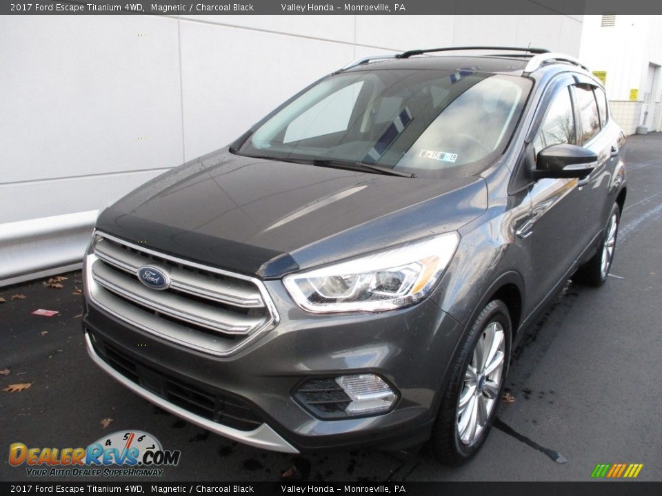 2017 Ford Escape Titanium 4WD Magnetic / Charcoal Black Photo #10
