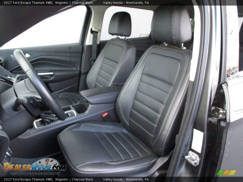 2017 Ford Escape Titanium 4WD Magnetic / Charcoal Black Photo #12