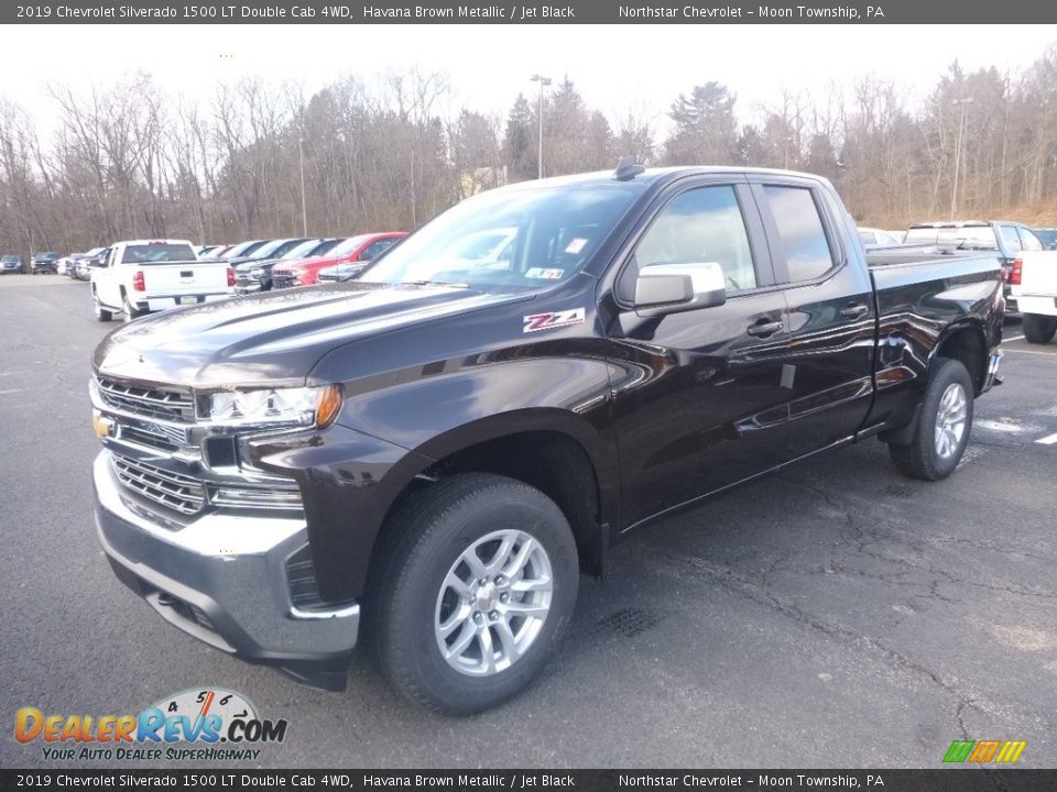 2019 Chevrolet Silverado 1500 LT Double Cab 4WD Havana Brown Metallic / Jet Black Photo #1