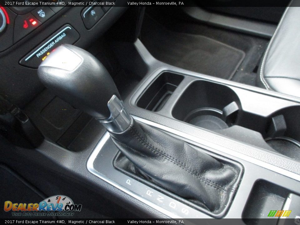 2017 Ford Escape Titanium 4WD Magnetic / Charcoal Black Photo #16