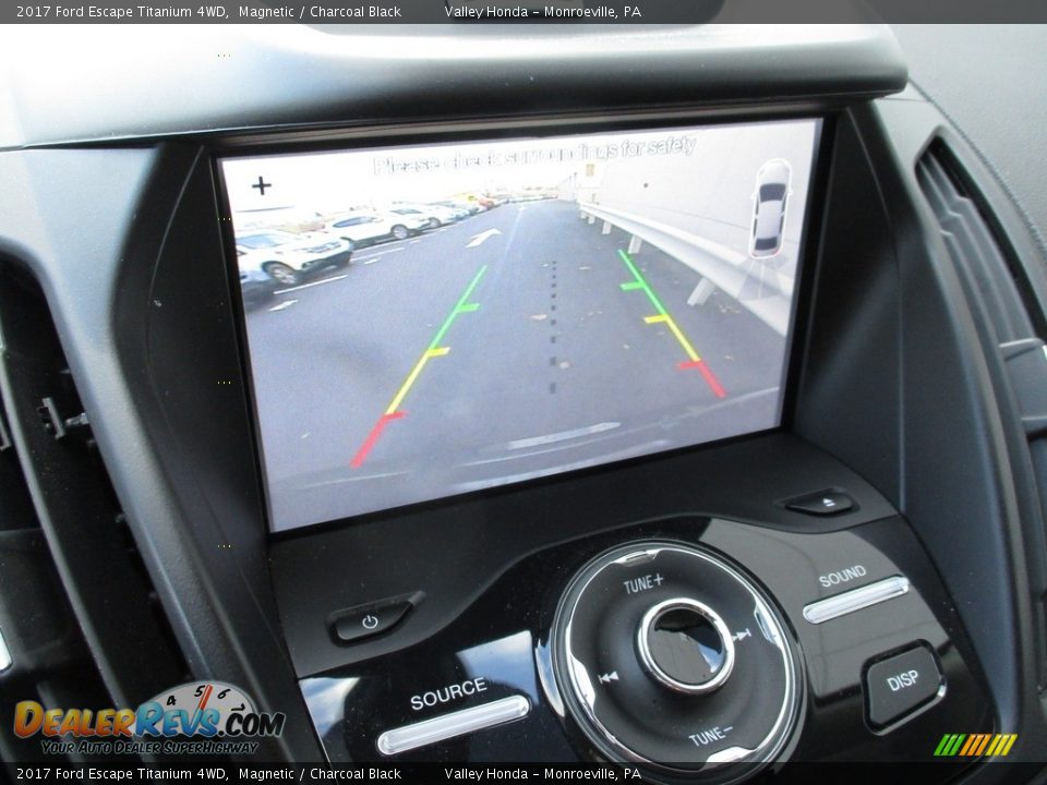 2017 Ford Escape Titanium 4WD Magnetic / Charcoal Black Photo #17
