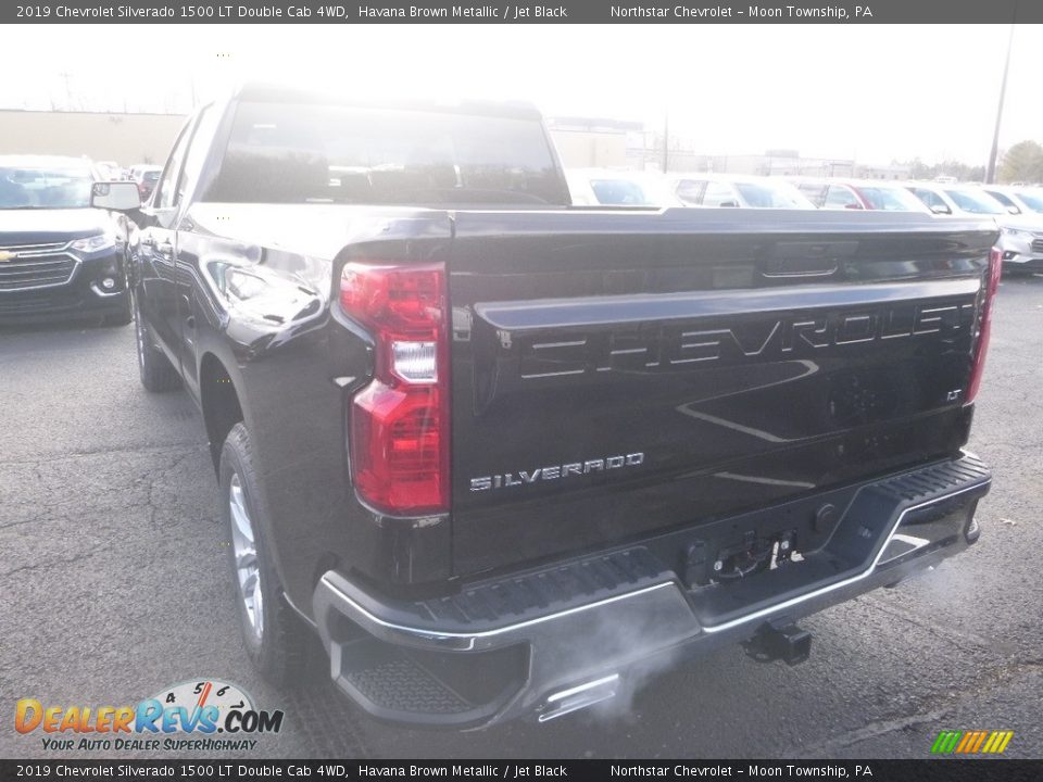 2019 Chevrolet Silverado 1500 LT Double Cab 4WD Havana Brown Metallic / Jet Black Photo #4