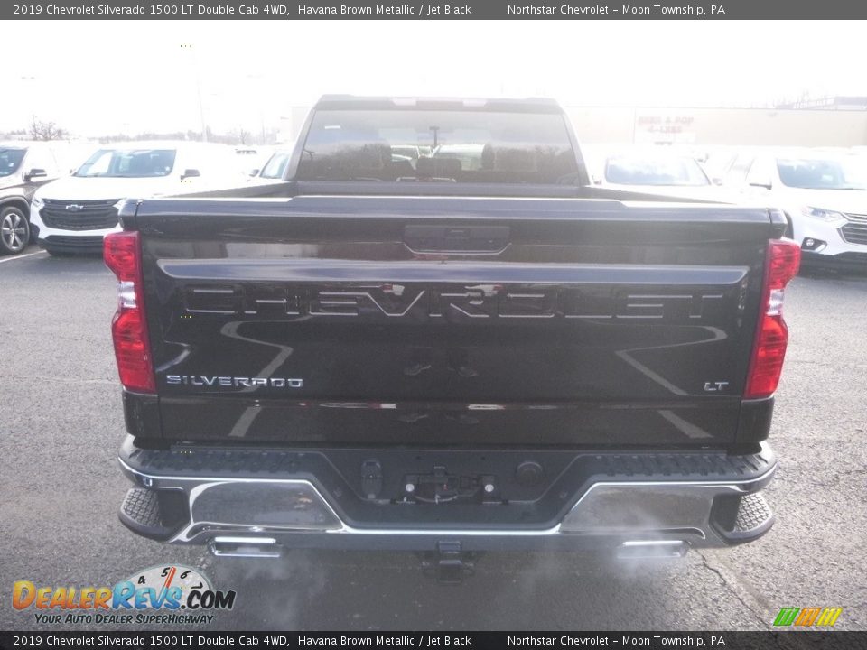 2019 Chevrolet Silverado 1500 LT Double Cab 4WD Havana Brown Metallic / Jet Black Photo #5