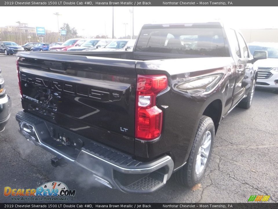 2019 Chevrolet Silverado 1500 LT Double Cab 4WD Havana Brown Metallic / Jet Black Photo #6