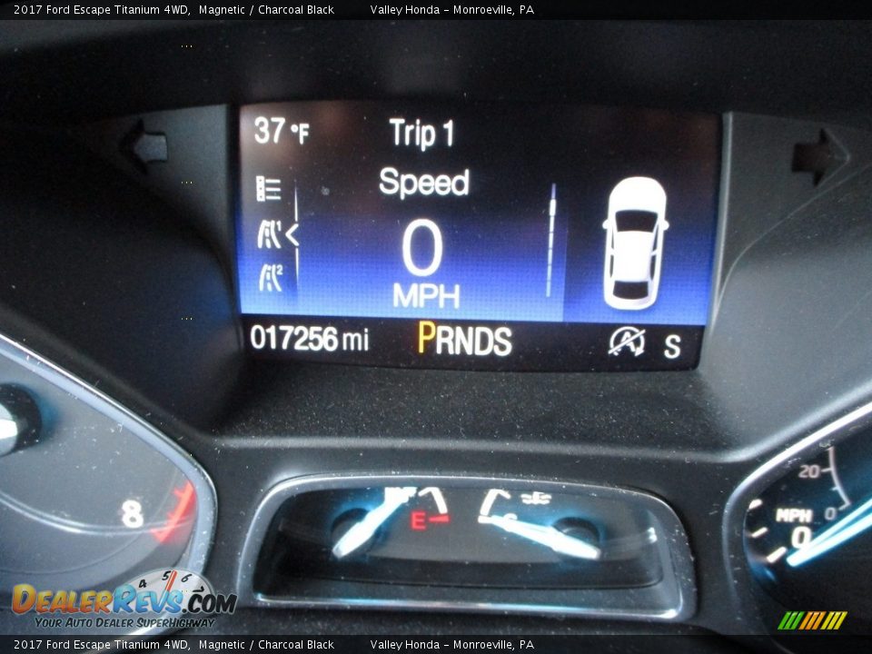 2017 Ford Escape Titanium 4WD Magnetic / Charcoal Black Photo #20