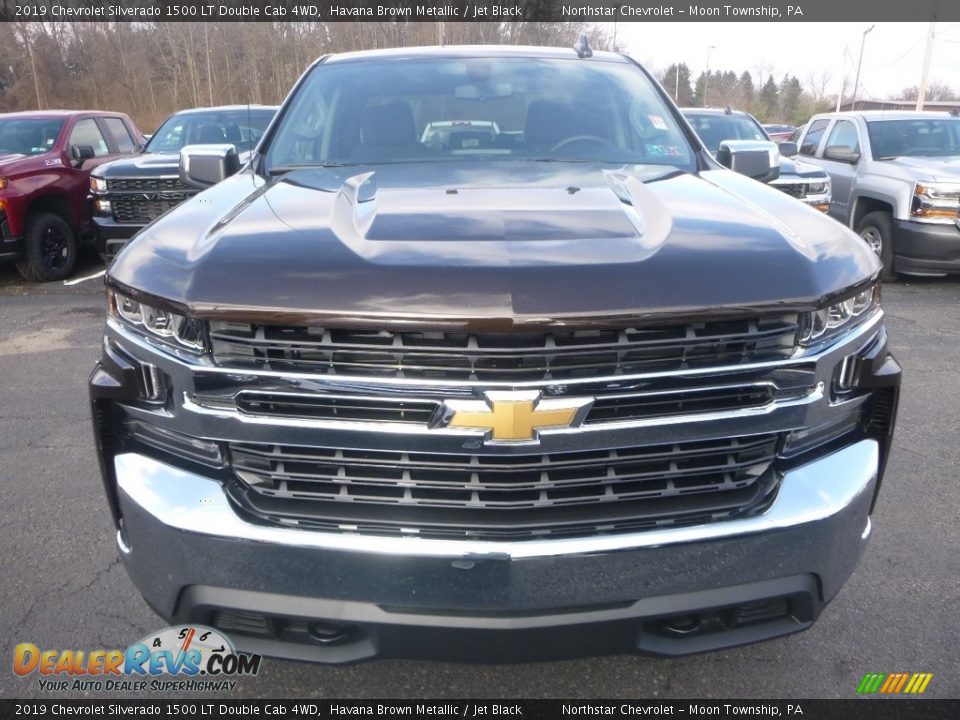 2019 Chevrolet Silverado 1500 LT Double Cab 4WD Havana Brown Metallic / Jet Black Photo #9