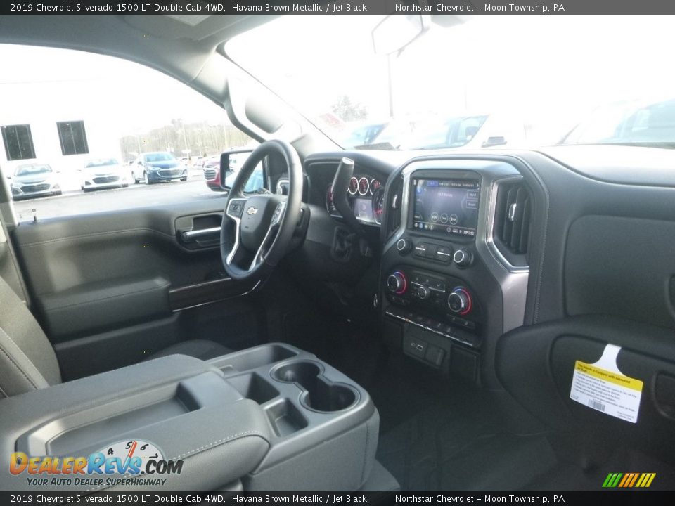 2019 Chevrolet Silverado 1500 LT Double Cab 4WD Havana Brown Metallic / Jet Black Photo #12